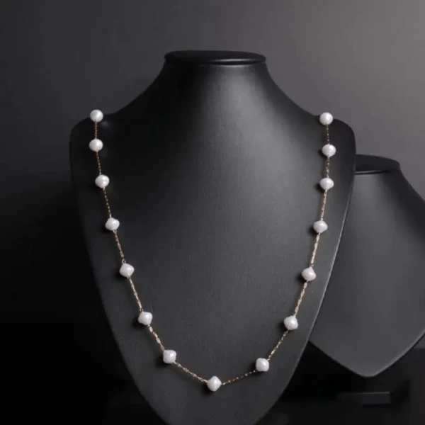 Colar longo em pérolas Shell Ref.639RED13786