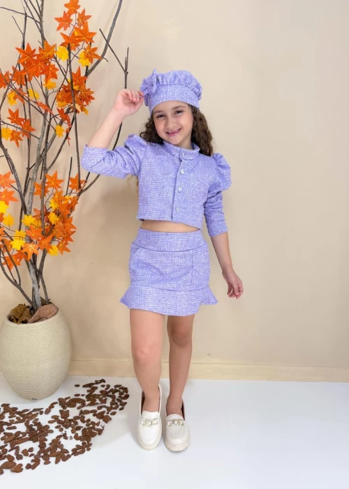 Conjunto Saia Boina Adriana