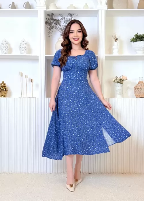 VESTIDO CAMPONESA REF078