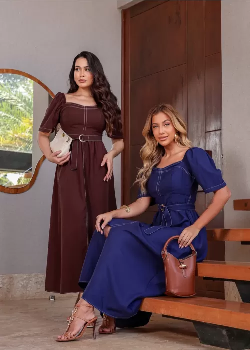 Vestido longo sensorial 000102