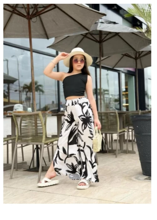 Conjunto Pantalona Floral Larissa