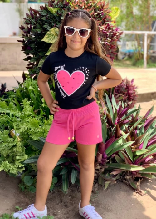 Conjunto short Moletom Zeza