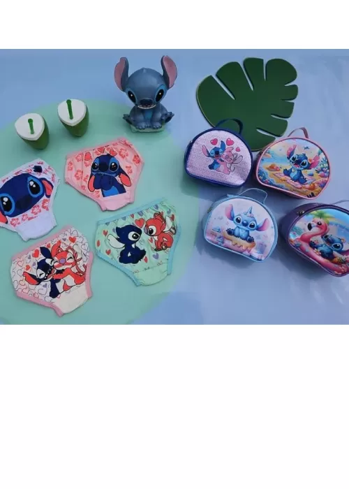 Kit 3 Calcinha + Estojo