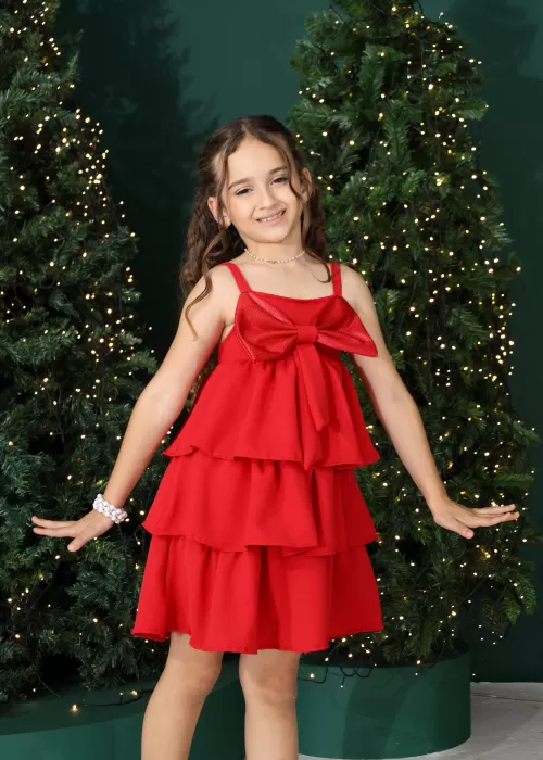 Vestido Laço Brilho GLE001