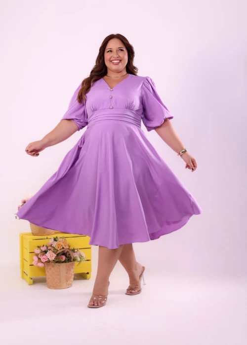 VESTIDO AMORA PLUS REF0110