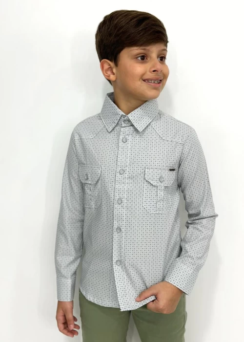 Camisa Manga Longa com Bolso HAM001