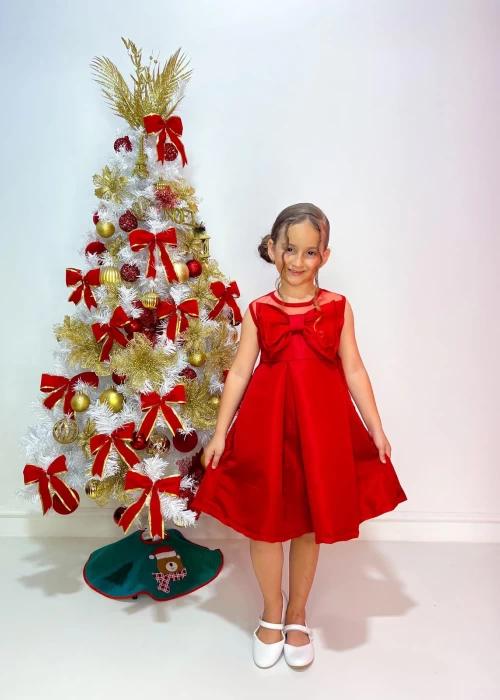 Vestido Tule Laço VA001