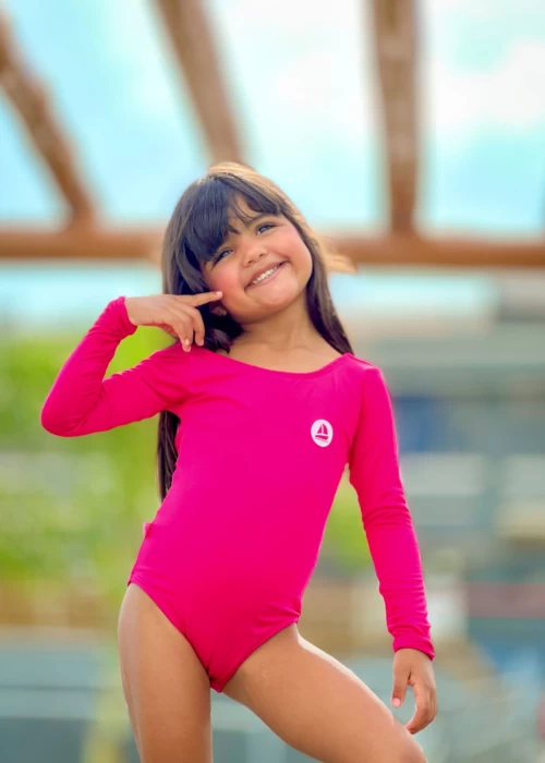 Maiô Manga Longa Liso GA001