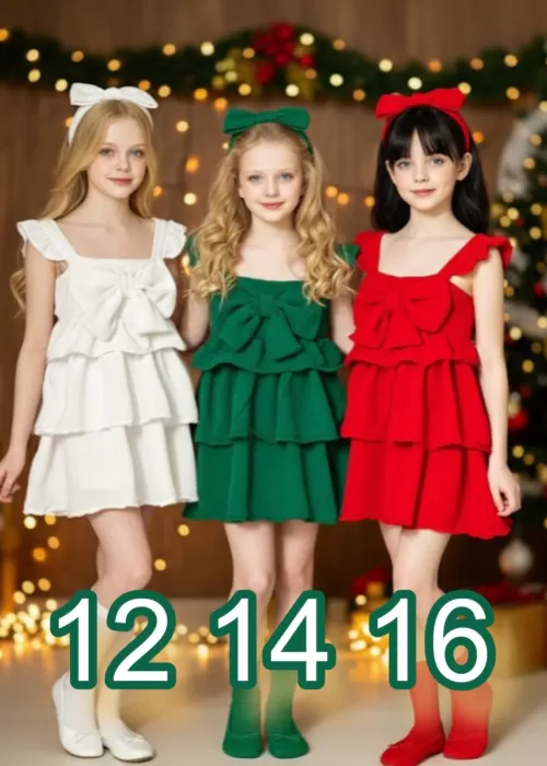 Vestido Juvenil Laço VIT001