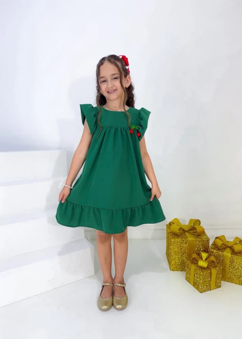 Vestido Liso Manga CEL001