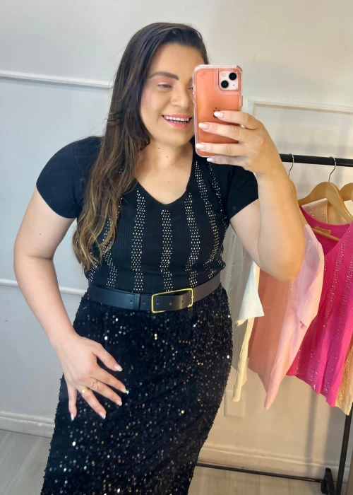 BLUSA MODAL BRILHO REF042