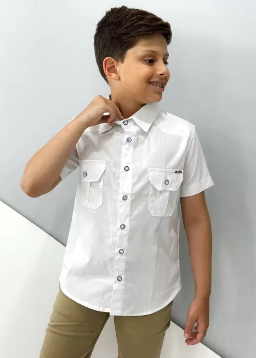 Camisa Social Bolso HAM001