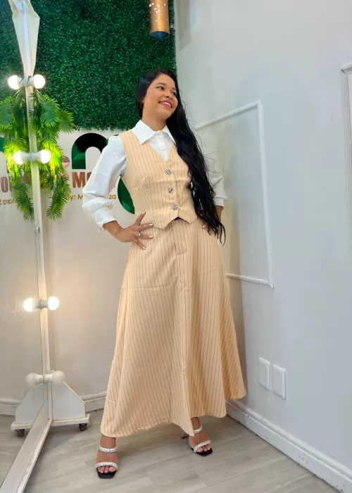 Conjunto Colete+Saia 000137