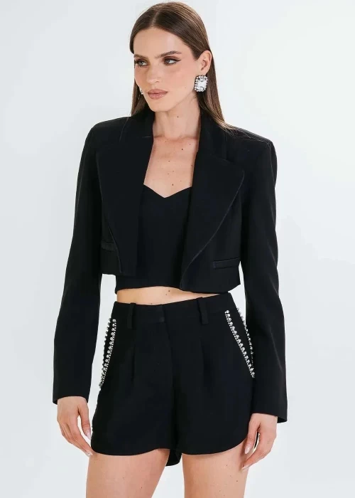 Blazer Celeste - Preto