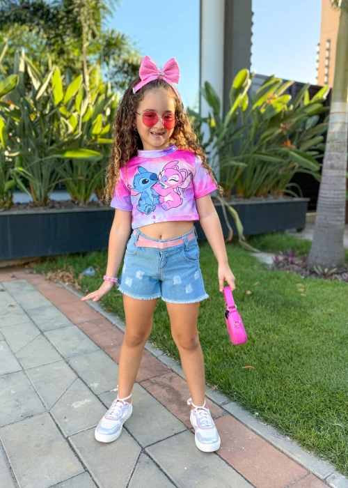 Conjunto Tie Die Jeans