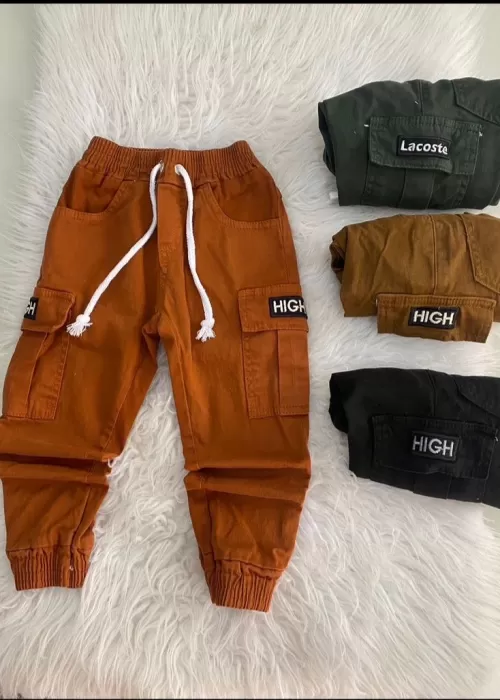 Calça Jogger Bolso Cargo com Torçal PL001