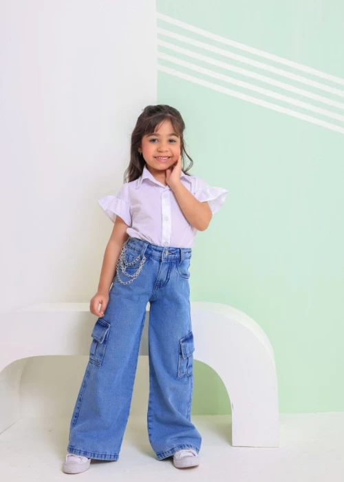 Wide Leg Cargo Style MK001