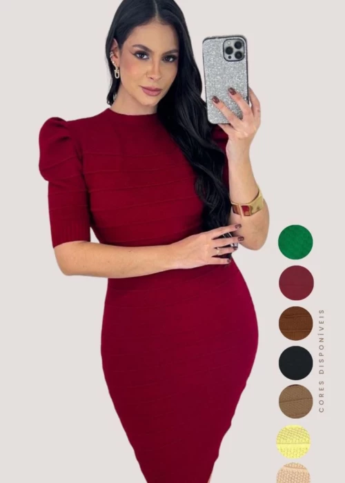 VESTIDO TRICO MODAL REF090