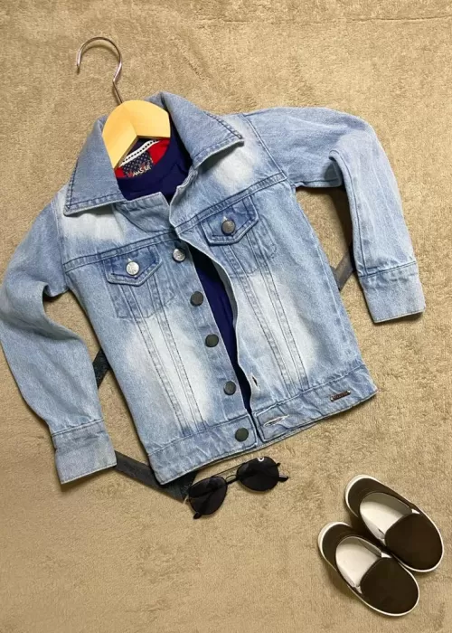 Jaqueta Jeans Masculina