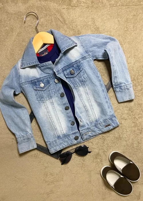 Jaqueta Jeans Masculina