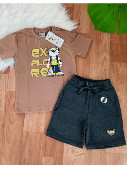 Conjunto Bermuda Moletom TGR GA001