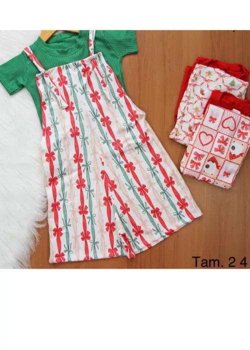 Macacão Floral com Blusa EK001