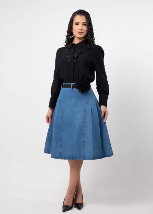 SAIA JEANS EVASE FLOR REF096