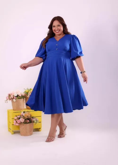 VESTIDO AMORA PLUS REF0110