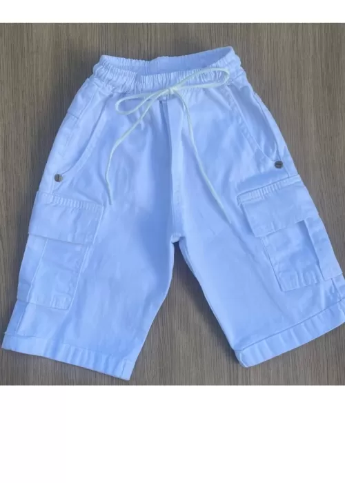 Bermuda Cargo Branca AM001