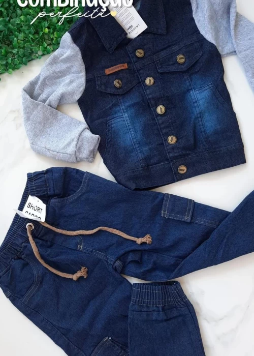 Conjunto Jeans Masculino ref45