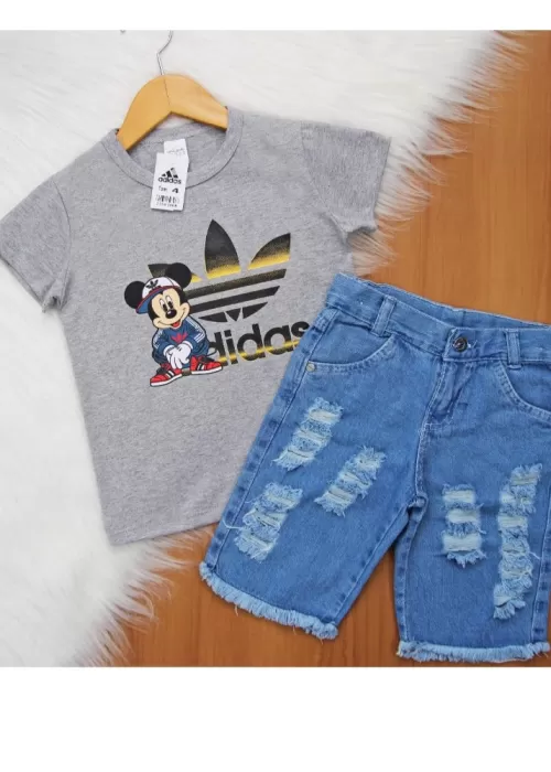 Conj. Mickey Jeans EK006