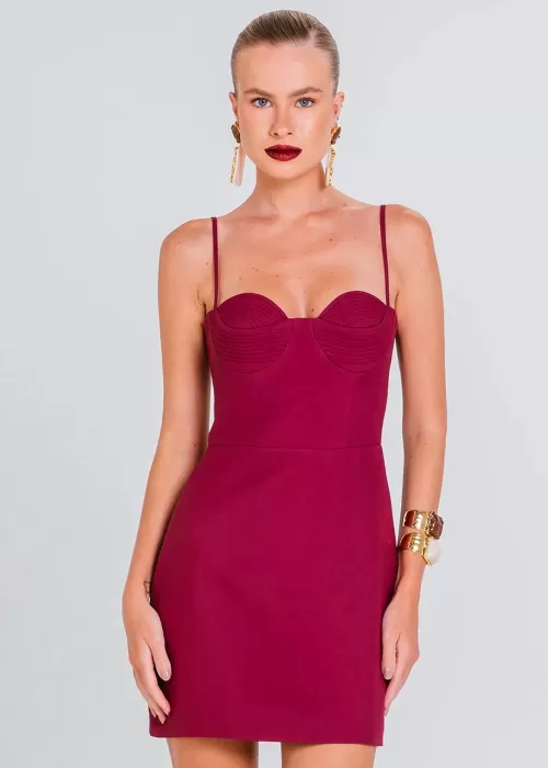 Vestido Corina - Cabernet