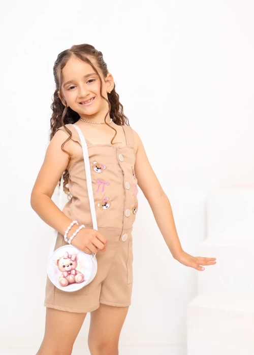 Macacão Urso Bolsa MIL001