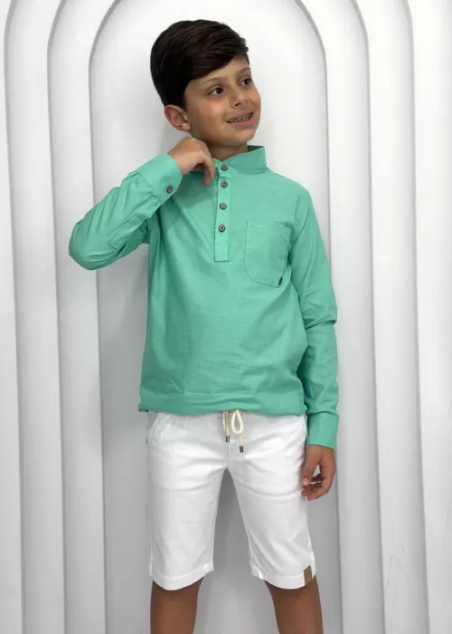 Camisa Bata Masculina HAM001