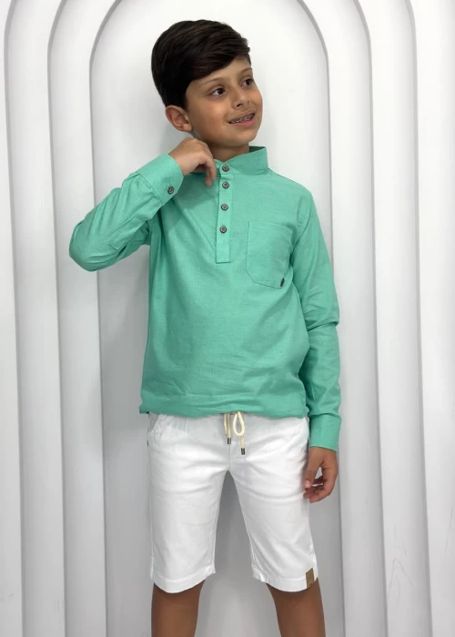 Camisa Bata Masculina HAM001