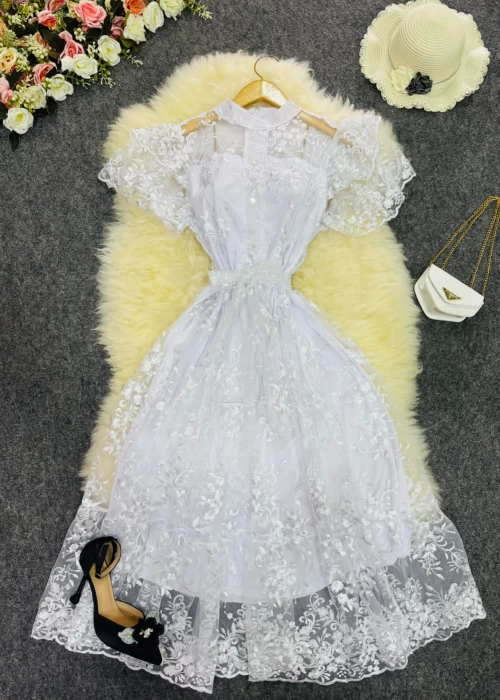 VESTIDO TURQUESA REF150