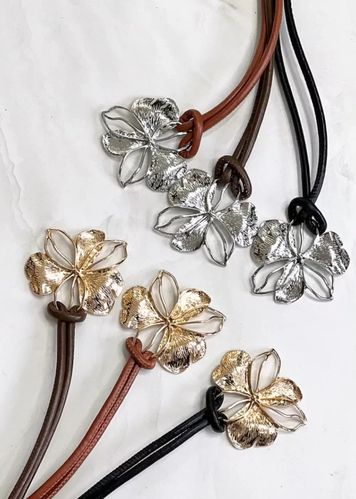 CINTO FLOR DOURADA REF042