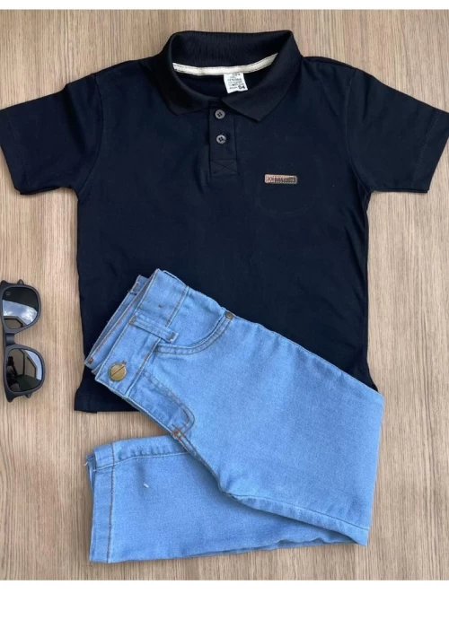 Conj. Calça e Polo Básica AMA001