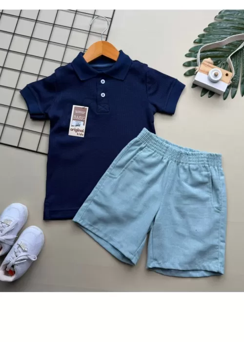 Conj. Polo Texturizada GI001