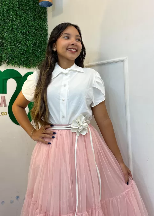 BLUSA BOTOES MC 00048